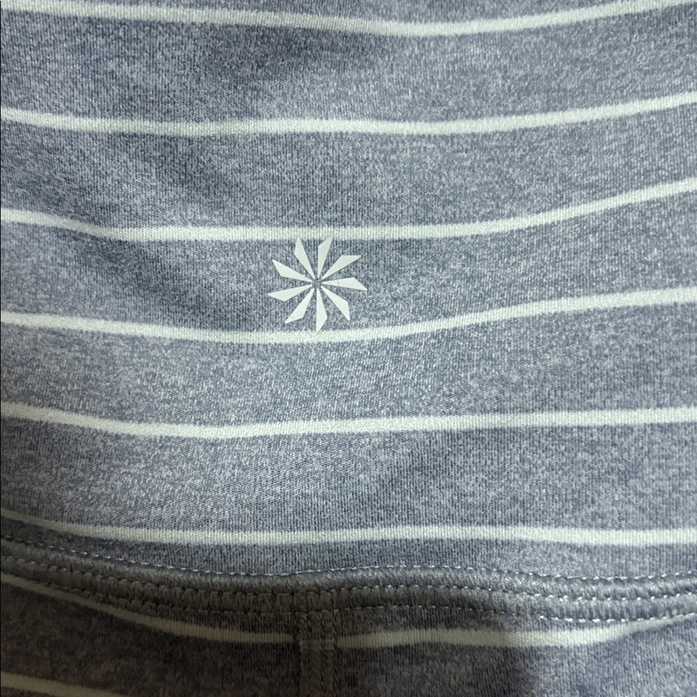 Athleta‎ XS salutation 7/8 tight striped leggings high waisted - Picture 4 of 5